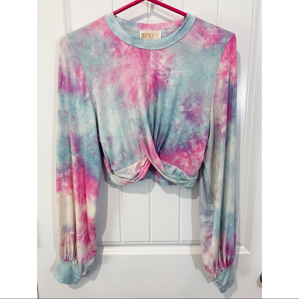 Beach Riot Marley Tie Dye Crop Top
